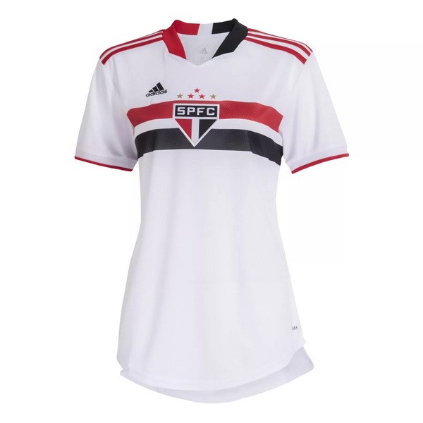 Camiseta São Paulo 1ª Mujer 2021-2022 Blanco